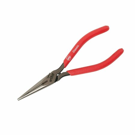 WIHA CLASSIC GRIP LONG NOSE PLIERS WITH SPRING 6.3-in. 32617